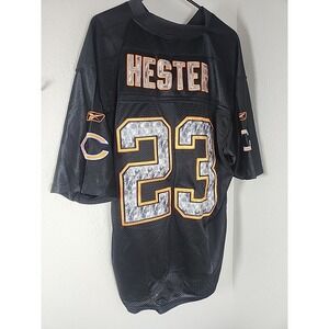 Reebok Black/gray Embroidered Devin Hester Chicago Bears NFL On Field XL  Rare